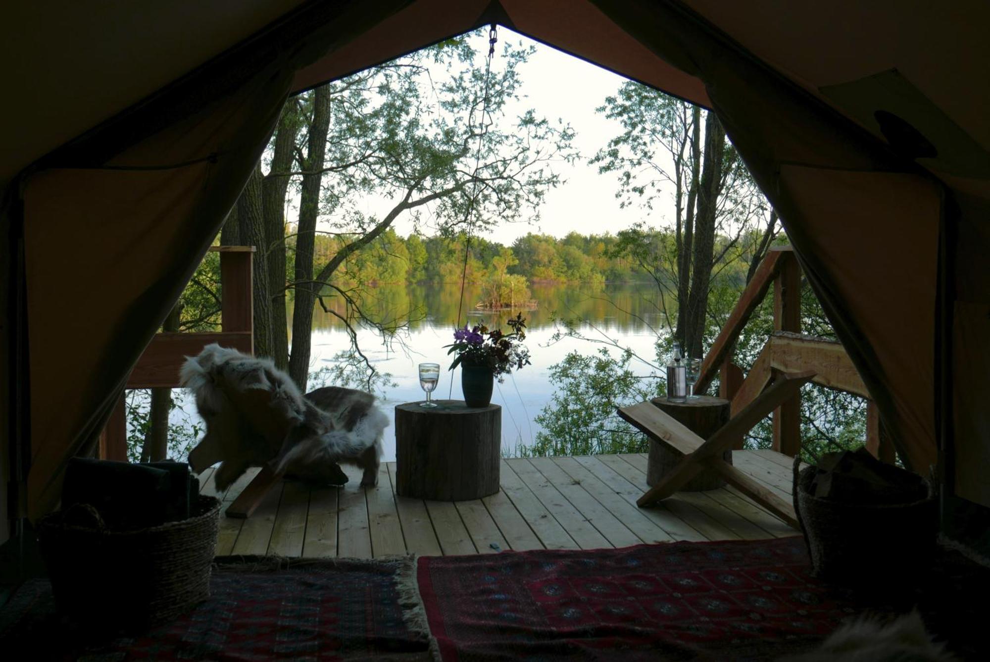 Naturlig Pa Korsgarden Glamping Nysted 외부 사진